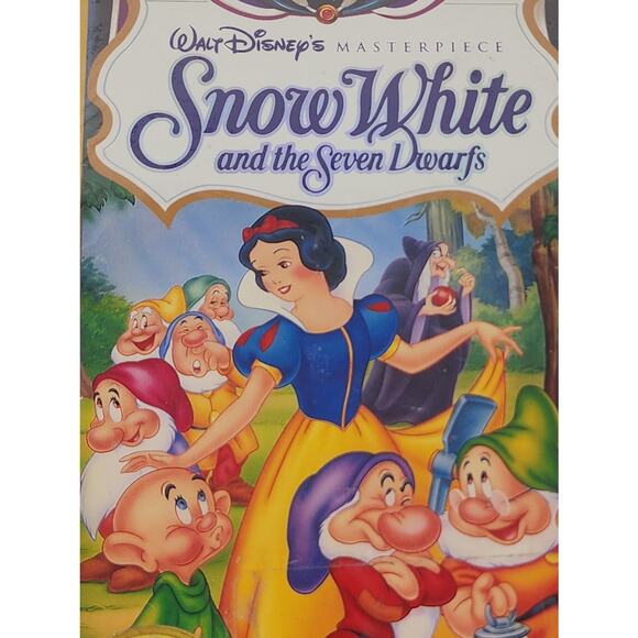 VTG 1937 Disney's Snow White and the Seven Dwarfs Masterpiece VHS Movie (Sealed) - Picture 3 of 11